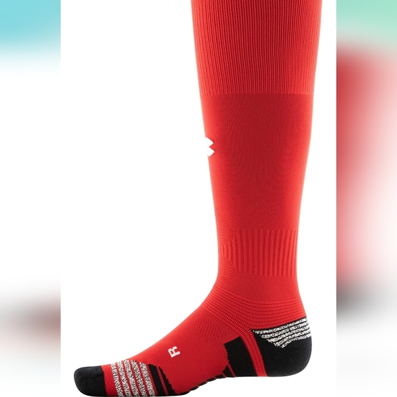 Under Armour OTC soccer Over the calf performance sport athletic sock red Medium - Picture 3 of 11